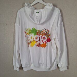 Womens Hoodie White Size L Dojo